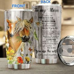 Horse Gift From Daughter To Mom Gift For Lover Day Travel Tumbler