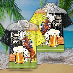 Horse Racing & Beer Hawaiian Shirt HA33