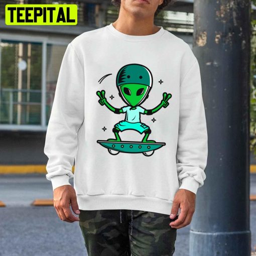 I Come To Take Over Alien Unisex T-Shirt