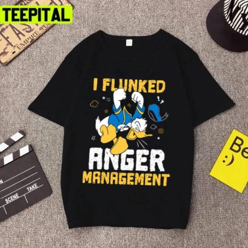 I Flunked Anger Management Donald Duck Disney Cartoon Unisex T-Shirt