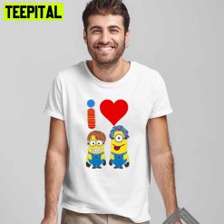 I Love Funny Minions Smile Unisex T-Shirt