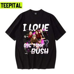 I Love Rush Big Time Rush Btr Retro Rock Band Unisex T-Shirt