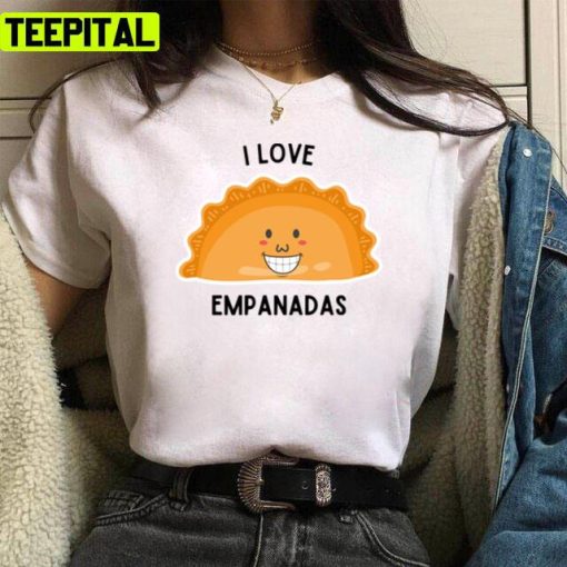 I Love Smiling Empanada Design Unisex T-Shirt