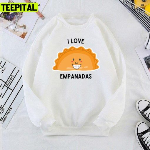 I Love Smiling Empanada Design Unisex T-Shirt