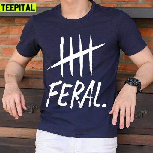 Iconic Feral Mark I Am Feral Design Unisex T-Shirt