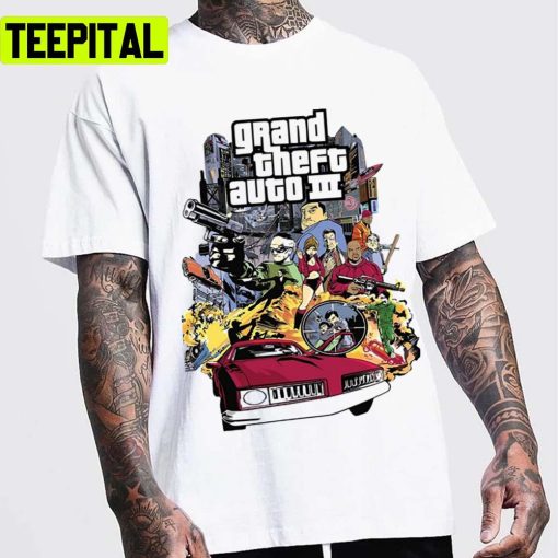 Iii Grand Theft Auto Gta Unisex T-Shirt