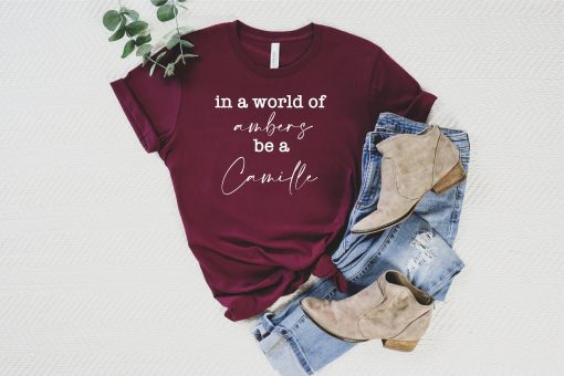 In A World Of Ambers Be A Camille Vasquez Fan Justice For Johnny Don’t Be An Amber Unisex T-Shirt