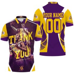 In Memories Kobe Bryant 24 Los Angeles Lakers Thank You Personalized Polo Shirt All Over Print Shirt 3d T-shirt