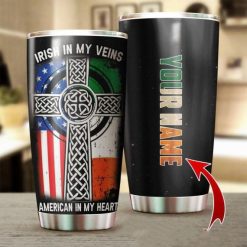 Irish Shop Irish Flag Personalized Gift For Lover Day Travel Tumbler