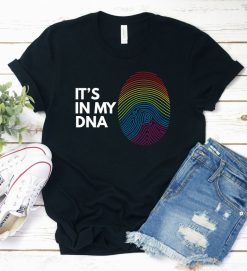 It_s in My DNA LGBT Gift Pride Tee Shirt