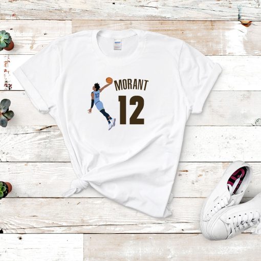 Ja Morant 12 Memphis Grizzlies Graphic Vintage Basketball Unisex T-Shirt