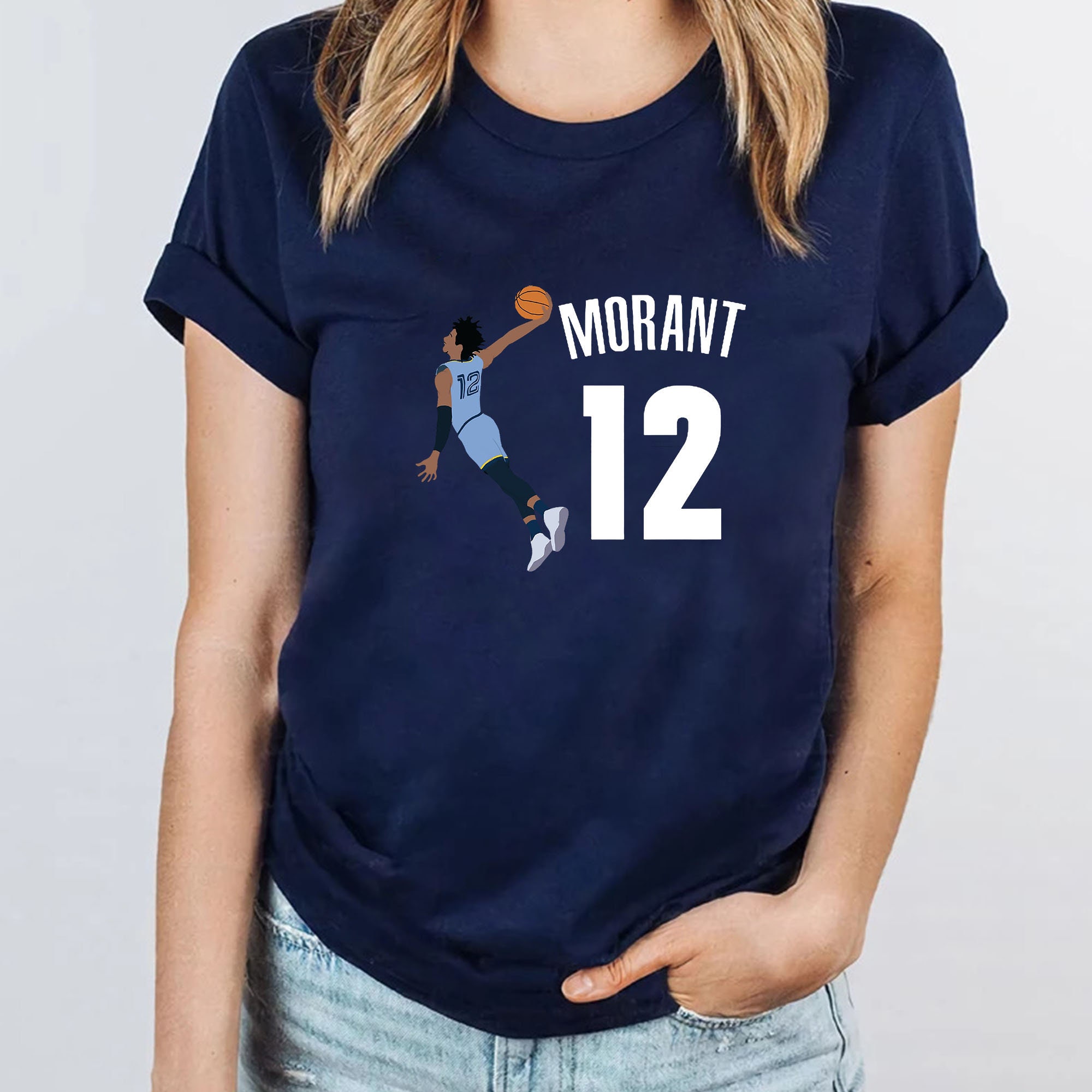 Ja Morant 12 Memphis Grizzlies Graphic Vintage Basketball Unisex T-Shirt