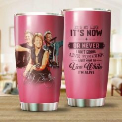 Jon Bon Jovi Band Gift For Lover Day Travel Tumbler All Over Print