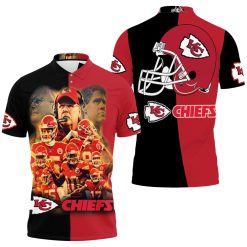 Kansas City Chiefs Afc West Division Champions Super Bowl 2021 Black &ampamp Red Polo Shirt All Over Print Shirt 3d T-shirt