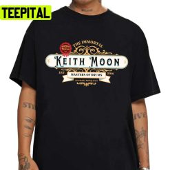 Keith Moon 1 Of The 100 Greatest Drummers Of All Time Unisex T-Shirt