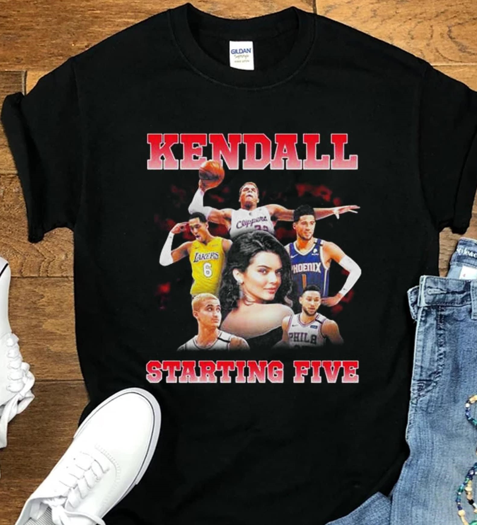 Kendall Starting Five Jenner Team Unisex T Shirt