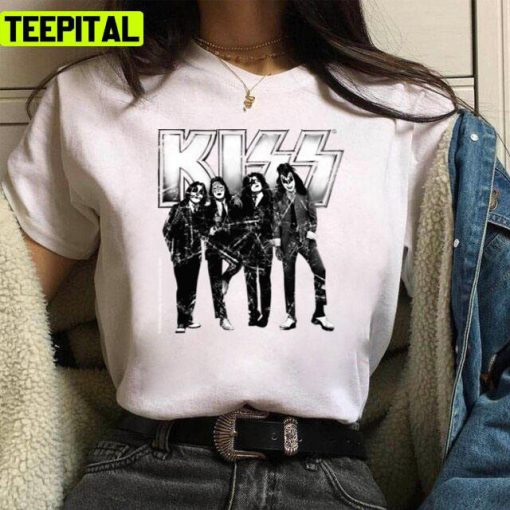 Kiss Band Members Retro Rock Music Design Unisex T-Shirt