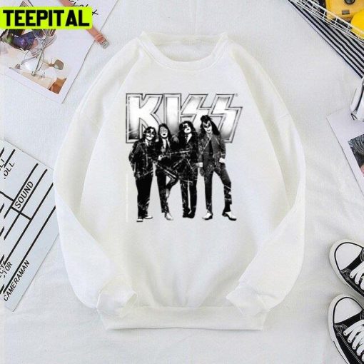 Kiss Band Members Retro Rock Music Design Unisex T-Shirt