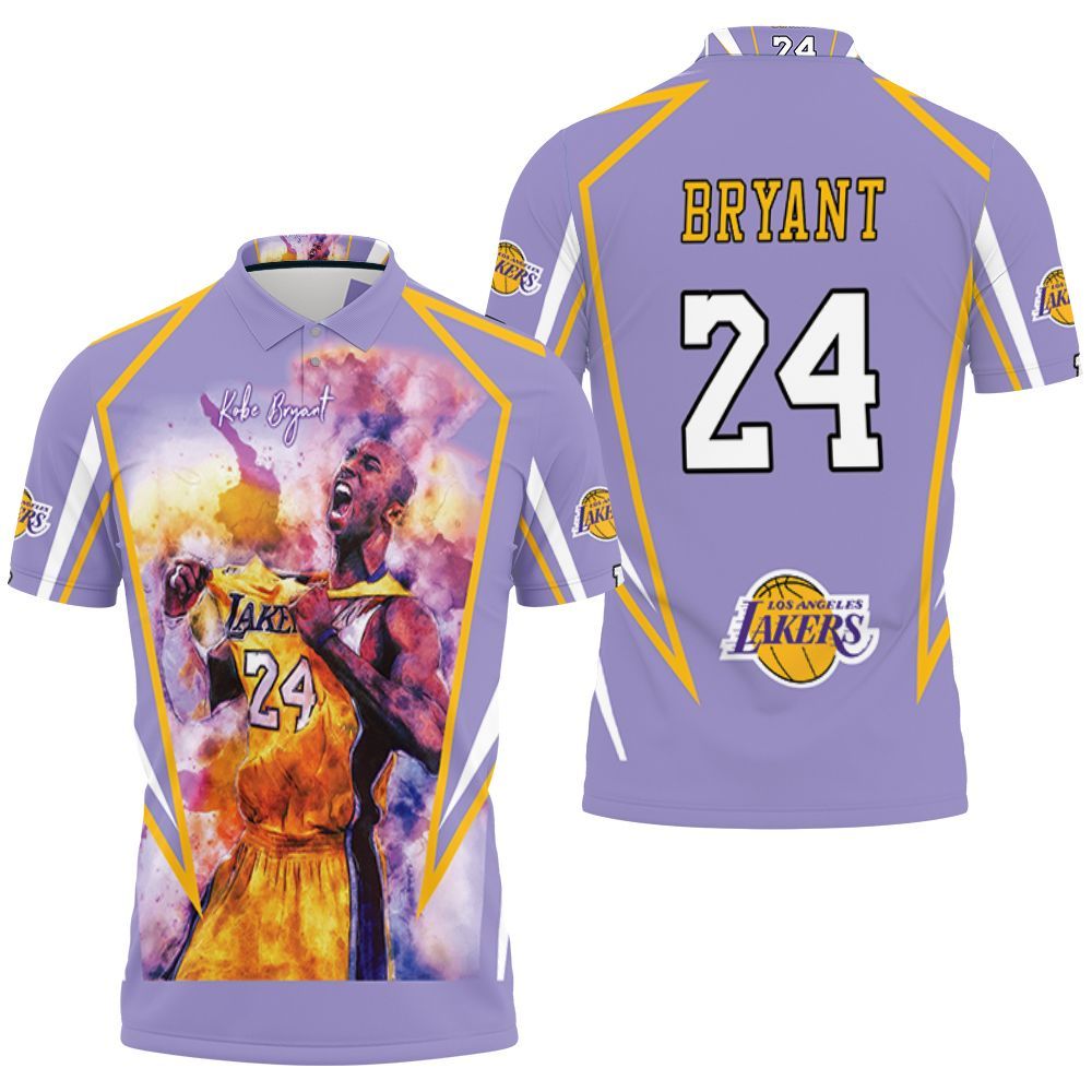 Kobe Bryant Legend Los Angeles Lakers 24 Polo Shirt All Over Print Shirt 3d T-shirt