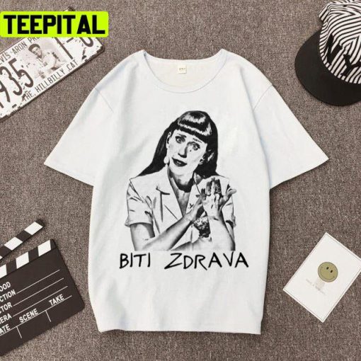 Konstrakta Biti Zdrava Funny Portrait Design Unisex T-Shirt