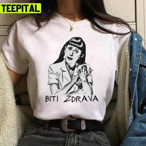 Konstrakta Biti Zdrava Funny Portrait Design Unisex T-Shirt