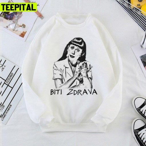 Konstrakta Biti Zdrava Funny Portrait Design Unisex T-Shirt