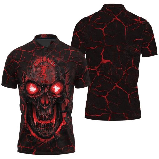 Lava Skull Fireball 3d Printed 3d 3d Graphic Printed Tshirt Up To 5xl Polo Shirt All Over Print Shirt 3d T-shirt