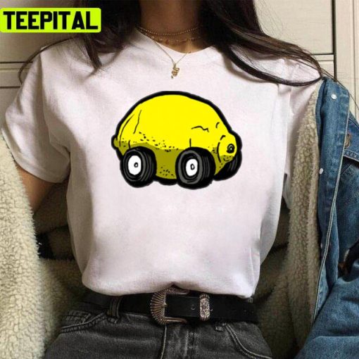 Lemon Car Meme Funny Illustration Unisex T-Shirt