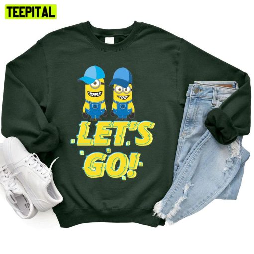 Let’s Go Minions Cartoons Design Unisex T-Shirt