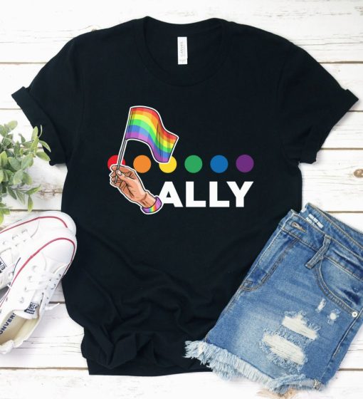 LGBT Ally Rainbow Shirt