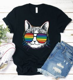 LGBT Cat Sunglasses Shirt