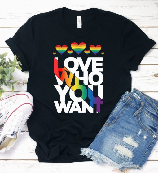 LGBT Love Who Shirt