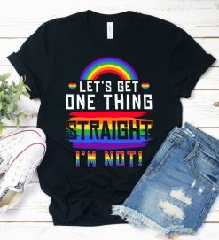 LGBT Not Straight Shirt