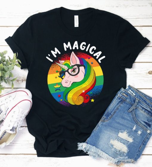 LGBT Unicorn Magical Shirt