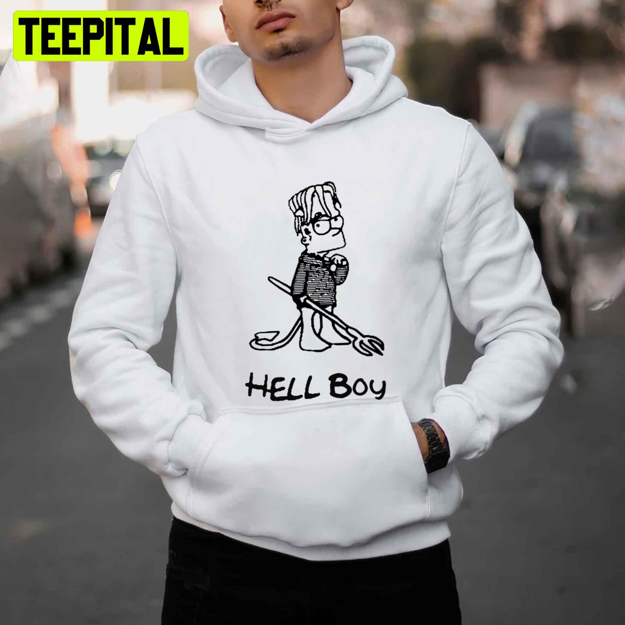 Lil peep bart online simpson hoodie