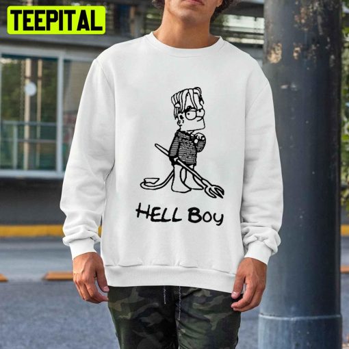 Lil Peep Hell Boy Funny Bart Simpson Unisex T-Shirt