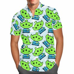 Little Green Aliens Toy Story Inspired Hawaii Shirt