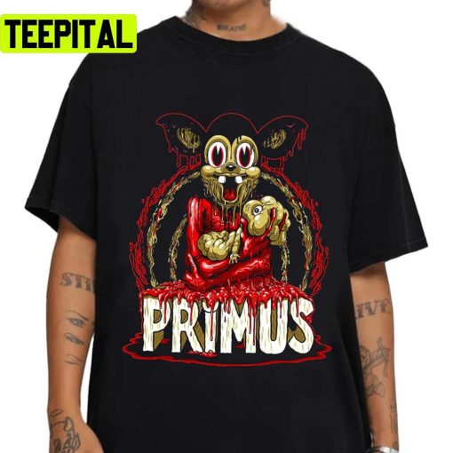 Logo Primus Retro Rock Band Unisex T-Shirt