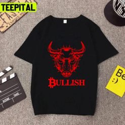 Long Term Bullish On Bitcoin Design Unisex T-Shirt