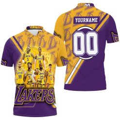 Los Angeles Lakers Nba Western Conference Logo Polo Shirt All Over Print Shirt 3d T-shirt