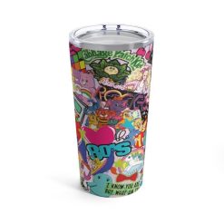 Love The 80S Colorful Gift For Lovers Travel Tumbler All Over Print