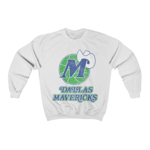 M Vintage Dallas Mavericks Basketball Unisex Sweatshirt