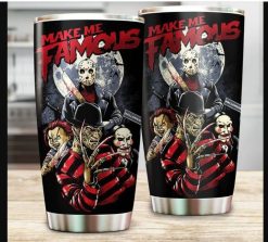 Make Me Famous Gift For Lover Day Travel Tumbler All Over Print