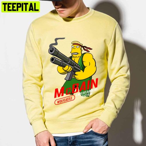 Mcbain Simpons Fanart Illustration Unisex T-Shirt