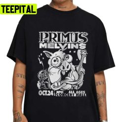 Melvins Primus Retro Rock Band Unisex T-Shirt