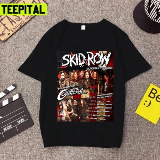 Mens Funny Eoropean Tour Popular Skid Row Posterdeath Unisex T-Shirt