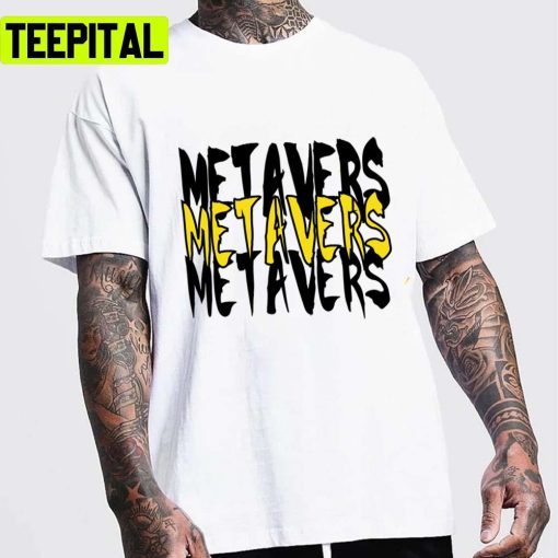 Metavers The Multiversus Text Design Unisex T-Shirt