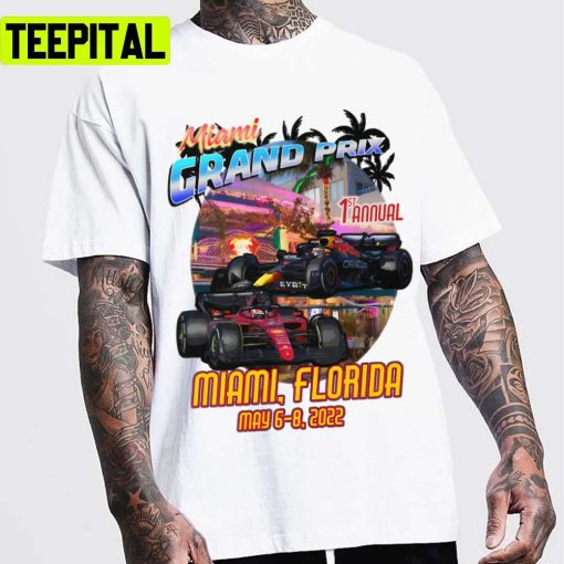 Miami Grand Prix 2022 Car Racing Nascar Unisex T-Shirt