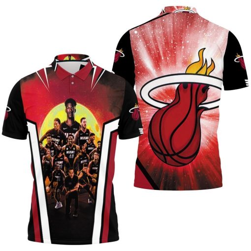 Miami Heat Legends All Times Retro City For Fan Polo Shirt All Over Print Shirt 3d T-shirt