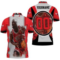 Michael Jordan Chicago Bulls Legendary 23 Personalized Polo Shirt All Over Print Shirt 3d T-shirt